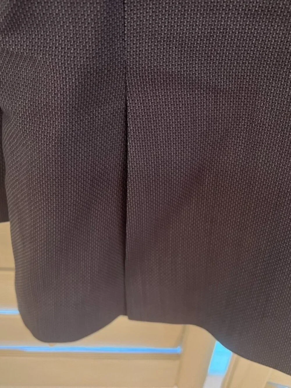 Calvin Klein Men's Sport Coat, 41 R, BEAUTIFUL BLUE BIRDSEYE, 100% Wool